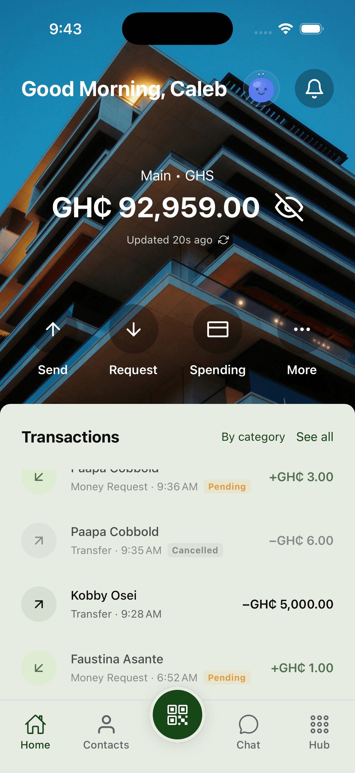 Aza app screen 4